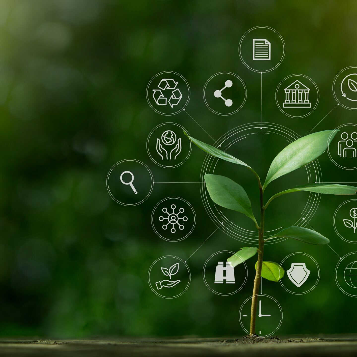 Esg,Icon,Concept,With,Small,Tree,For,Environmental,,Social,,And